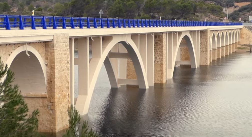 Finalizan las obras de rehabilitación del Viaducto de Entrepeñas, realizadas por Viales y Obras Públicas