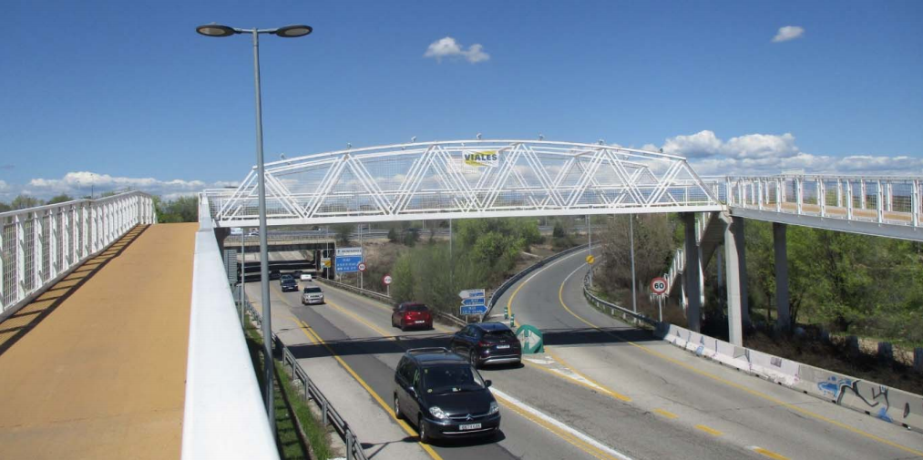 Viales será la encargada de la reubicación de la pasarela ciclo-peatonal sobre la M-515 en Pozuelo de Alarcón (Madrid)